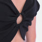 BLACK PLAYSUIT WITH BAG