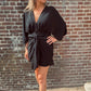 KNOTTED DRESS BLACK